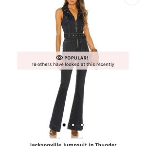 Show Me Your MuMu Black Denim Jumpsuit